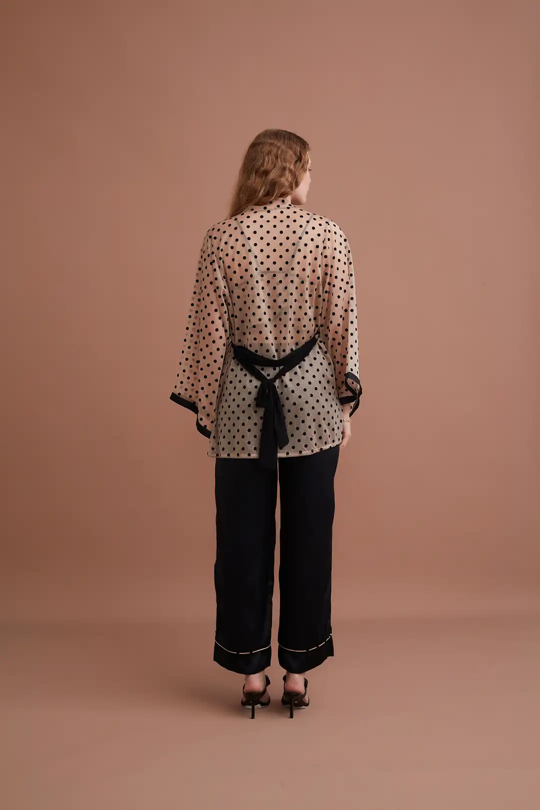 Puantiyeli Pijama Takımı 3031