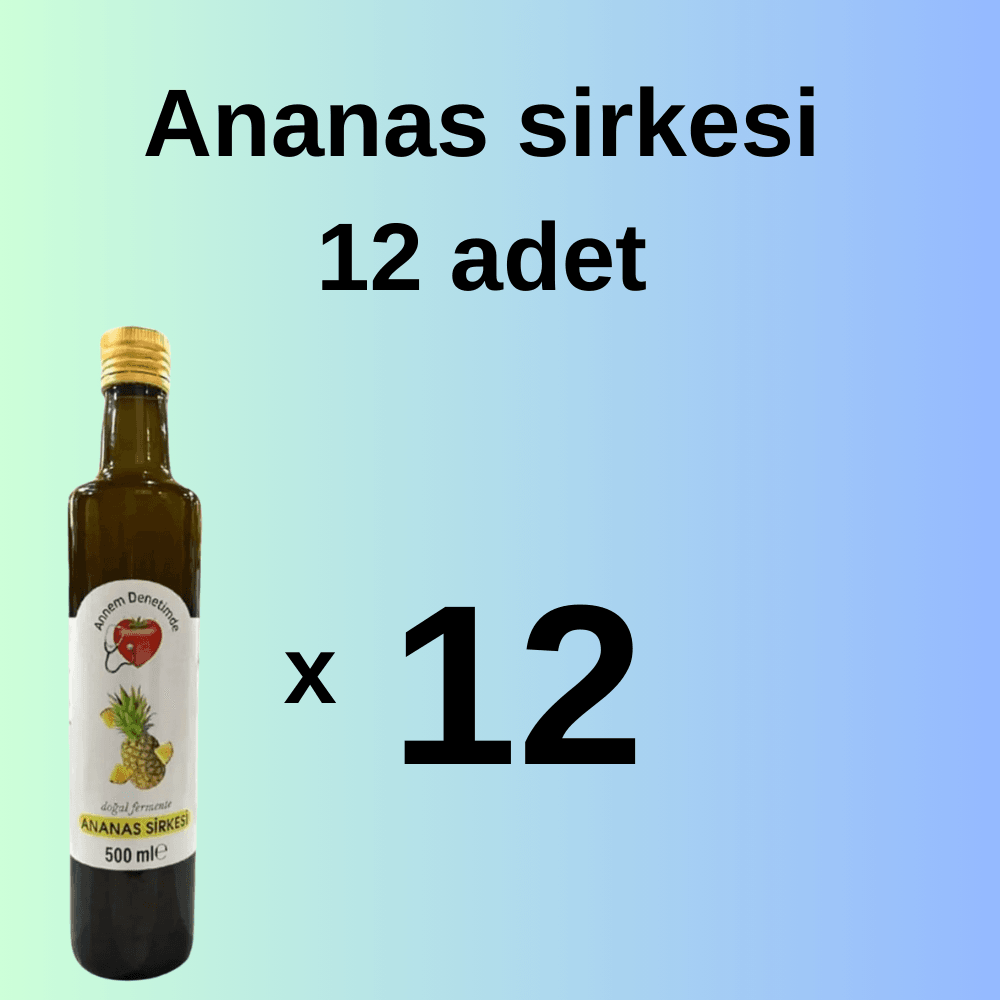 12'li ANANAS SİRKESİ 1 KOLİ