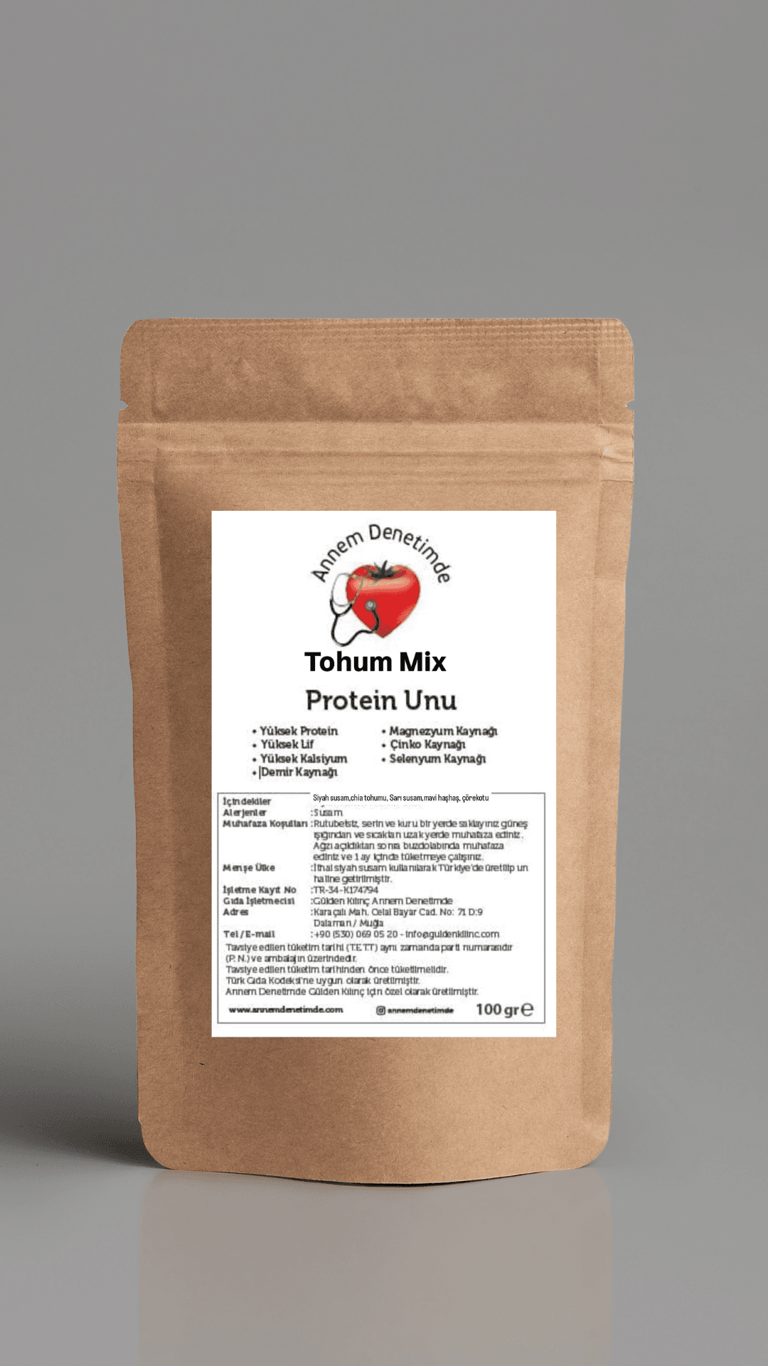 TOHUM MİX PROTEİN UNU 100 GR
