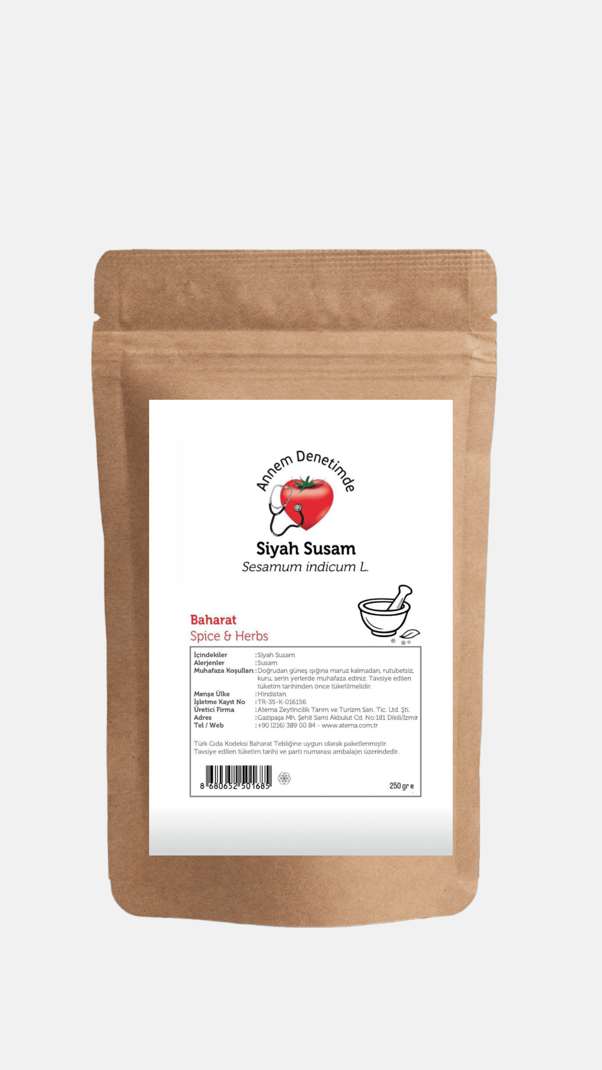 SİYAH SUSAM 250 GR