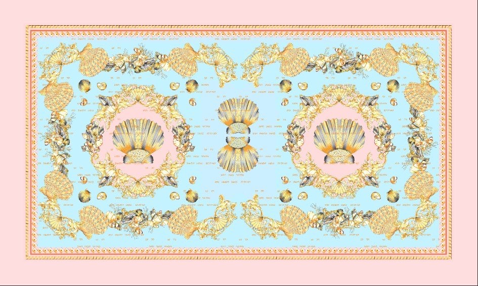 DENİZ KABUĞU PEMBE PAREO 120*200 cm