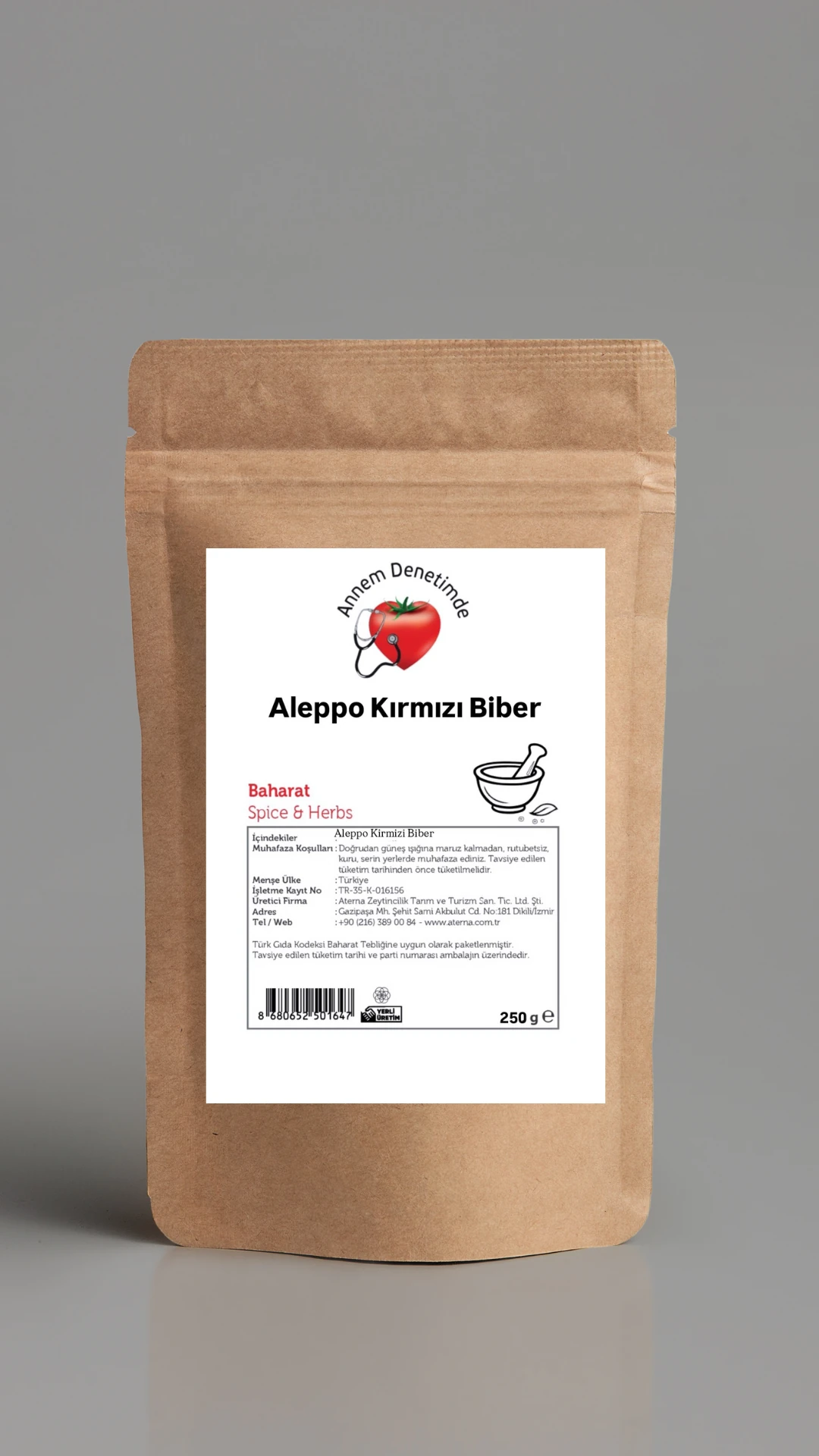 ALEPPO KIRMIZI BİBER 250 GR