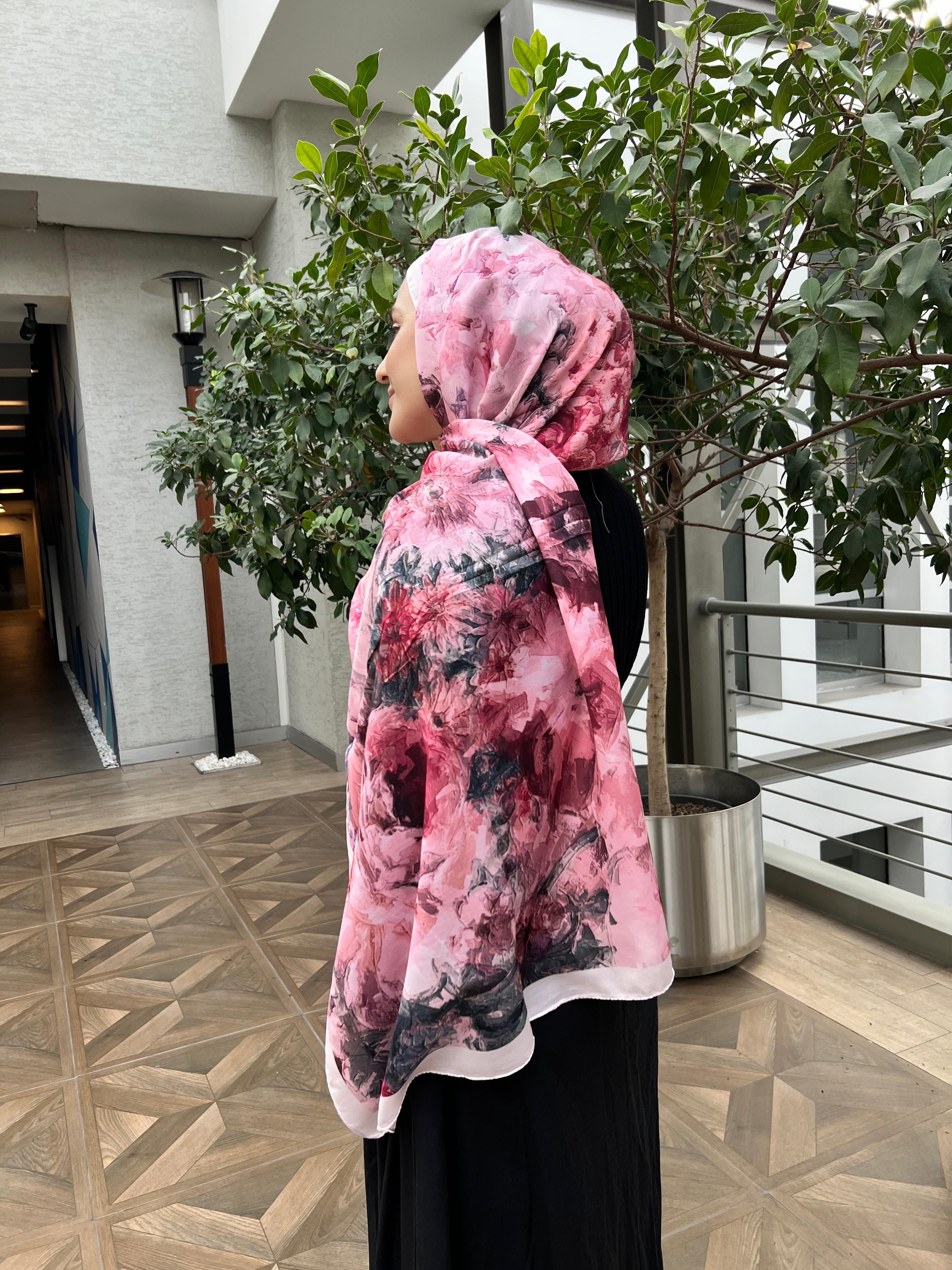 Çiçek Desen Soft Şal