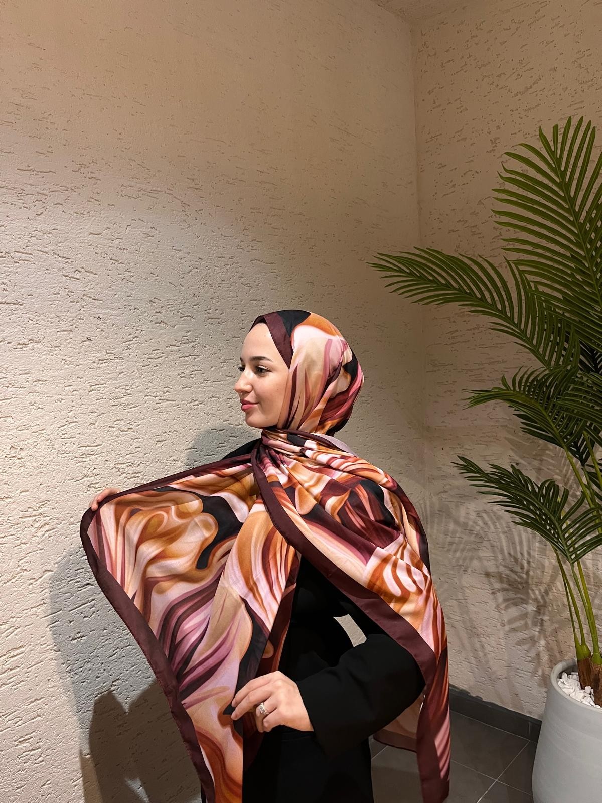 LAMİRA SOFT ŞAL - BORDO