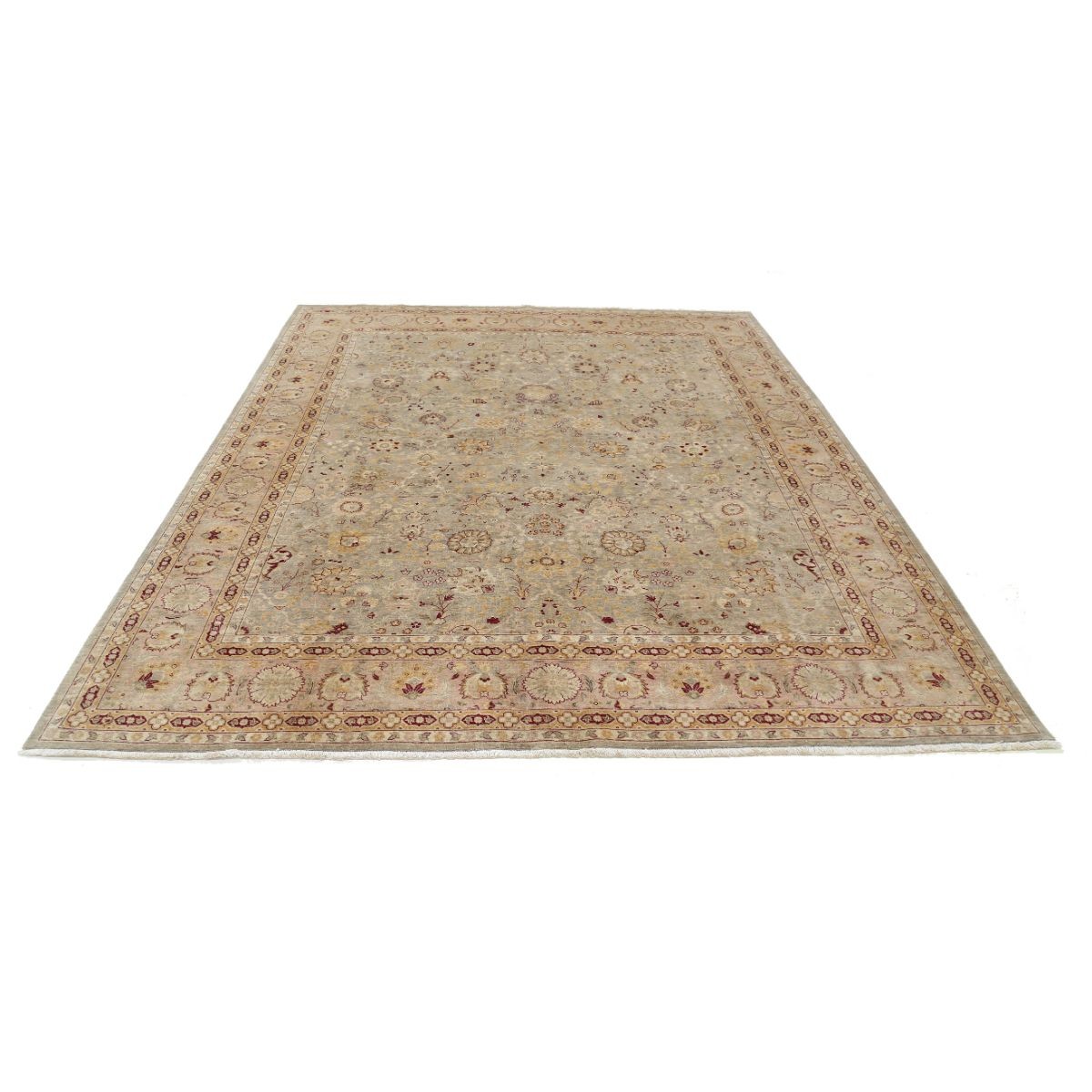 Heritage 8x10 Handmade Double Knotted Washable Wool Rug - Colorful