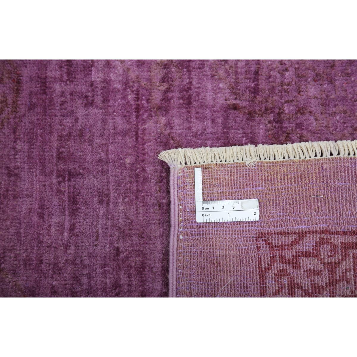 Overdye 6x8 Handmade Double Knotted Washable Wool Rug - Monochormatic