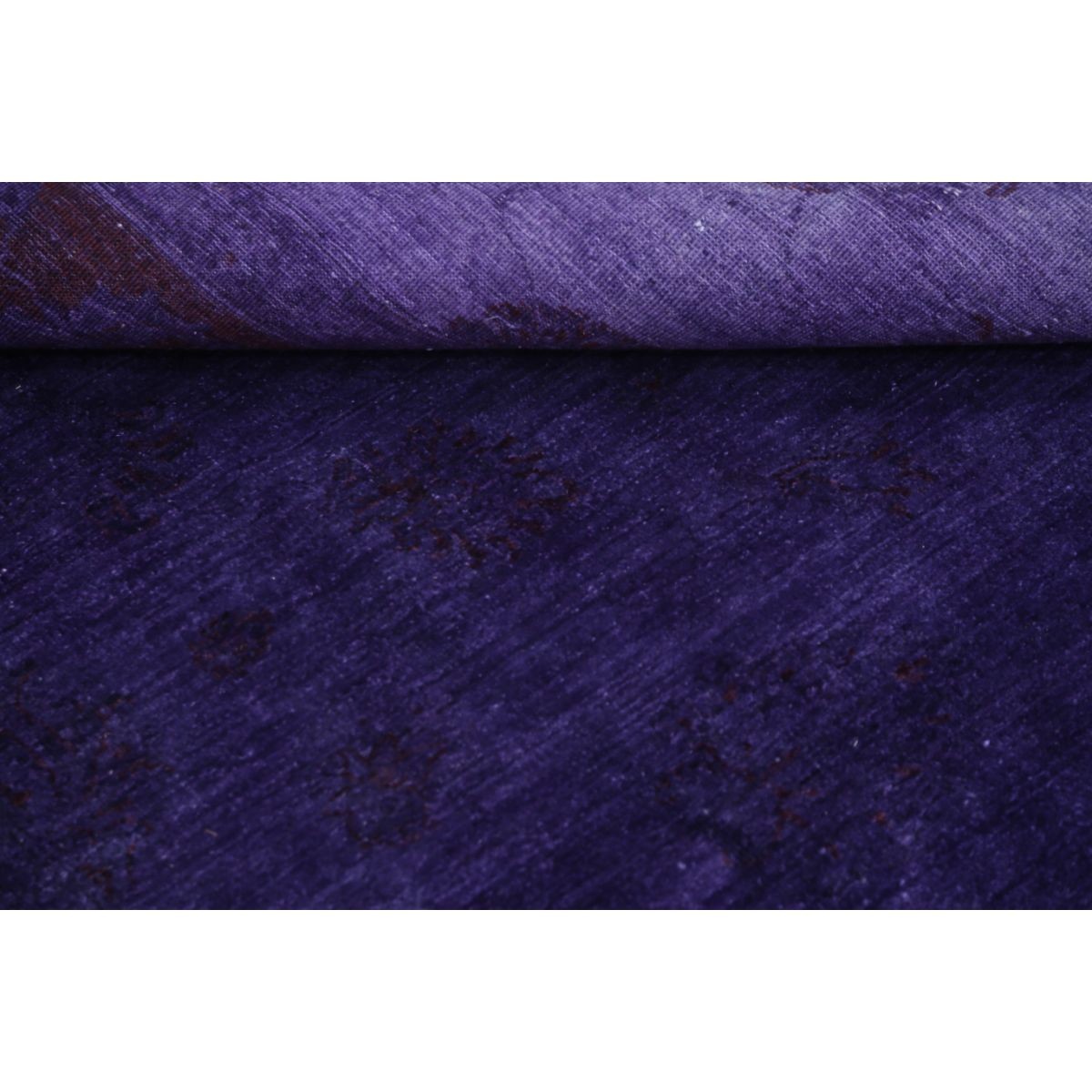 Overdye 7x10 Handmade Double Knotted Washable Wool Rug - Monochormatic