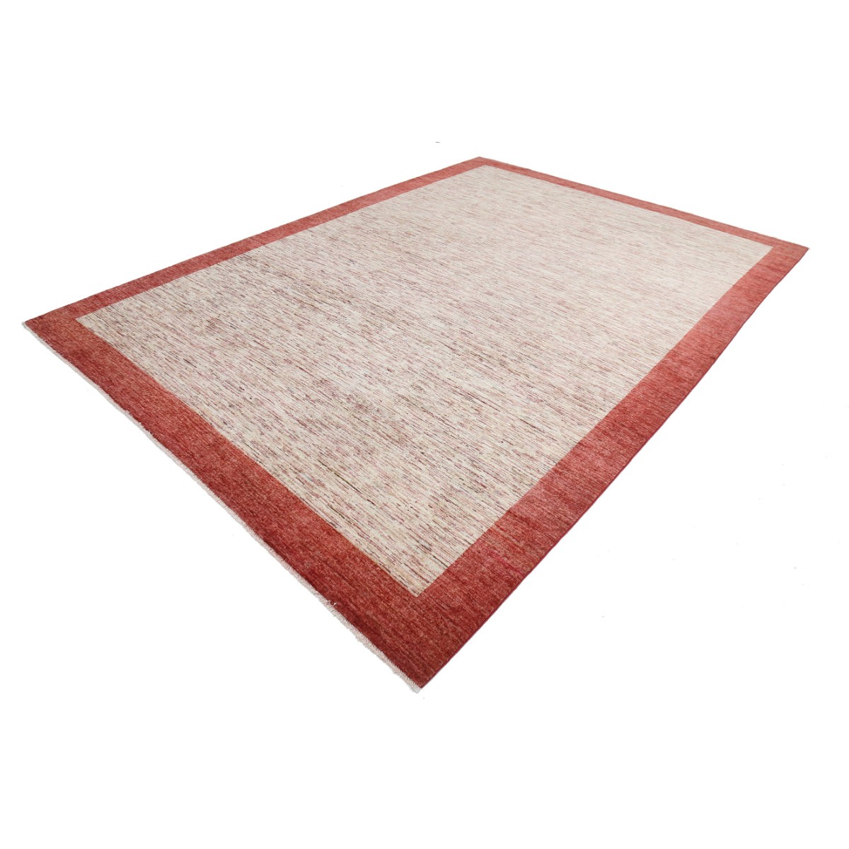 Modcar 9x12 Handmade Double Knotted Washable Wool Rug - Colorful