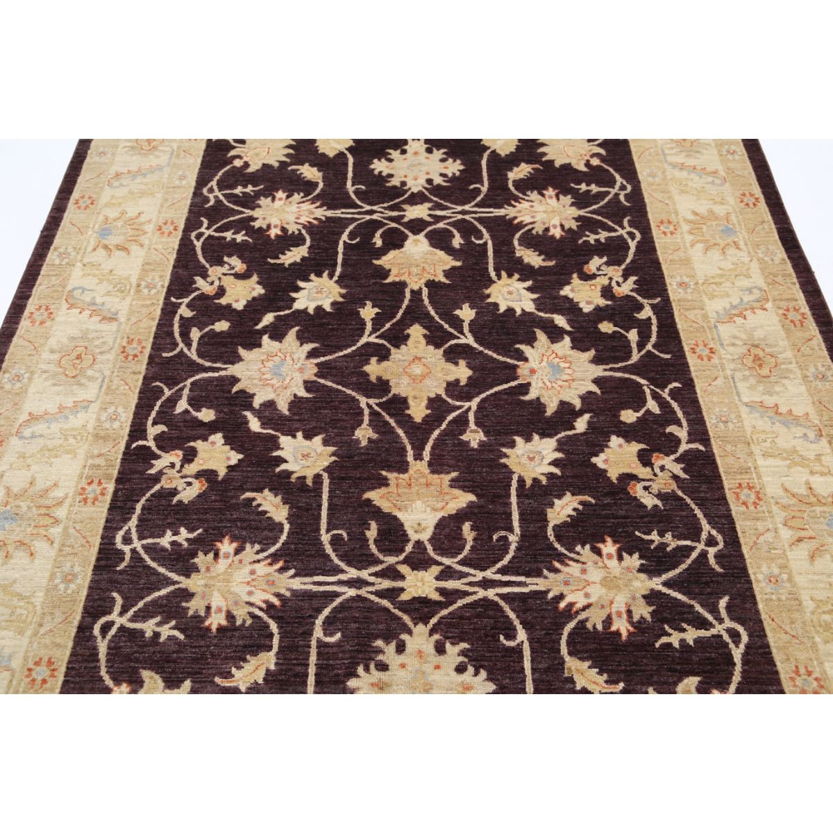 Ziegler 5x8 Handmade Double Knotted Washable Wool Rug - Colorful