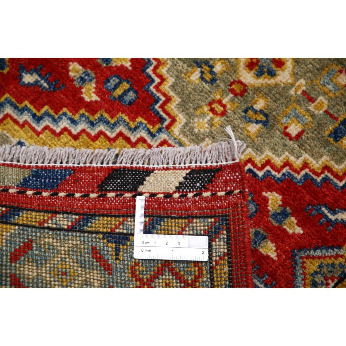 Revival 2x3 Handmade Double Knotted Washable Wool Rug - Colorful