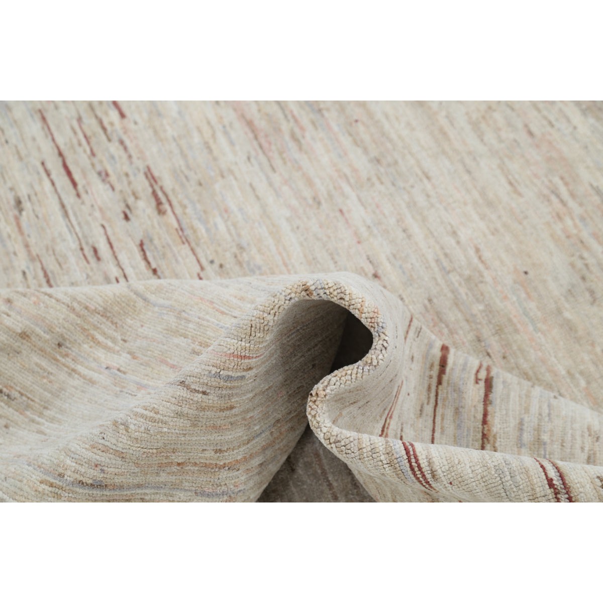 Modcar 7x9 Handmade Double Knotted Washable Wool Rug - Colorful