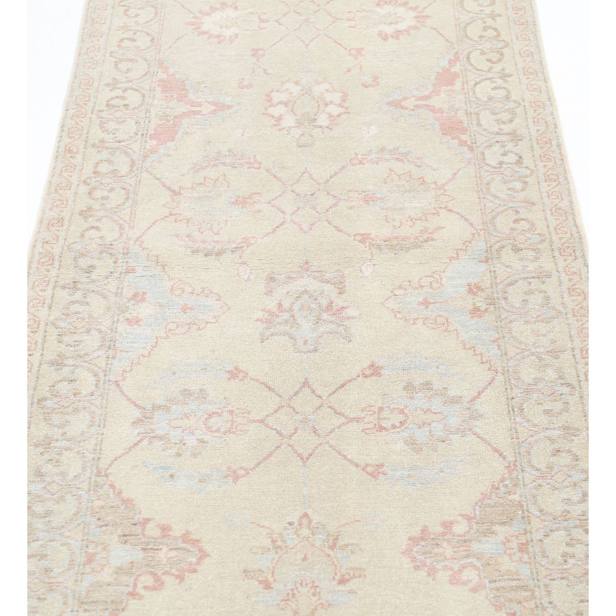 Serenity 3x10 Handmade Double Knotted Washable Wool Runner - Soft Hues