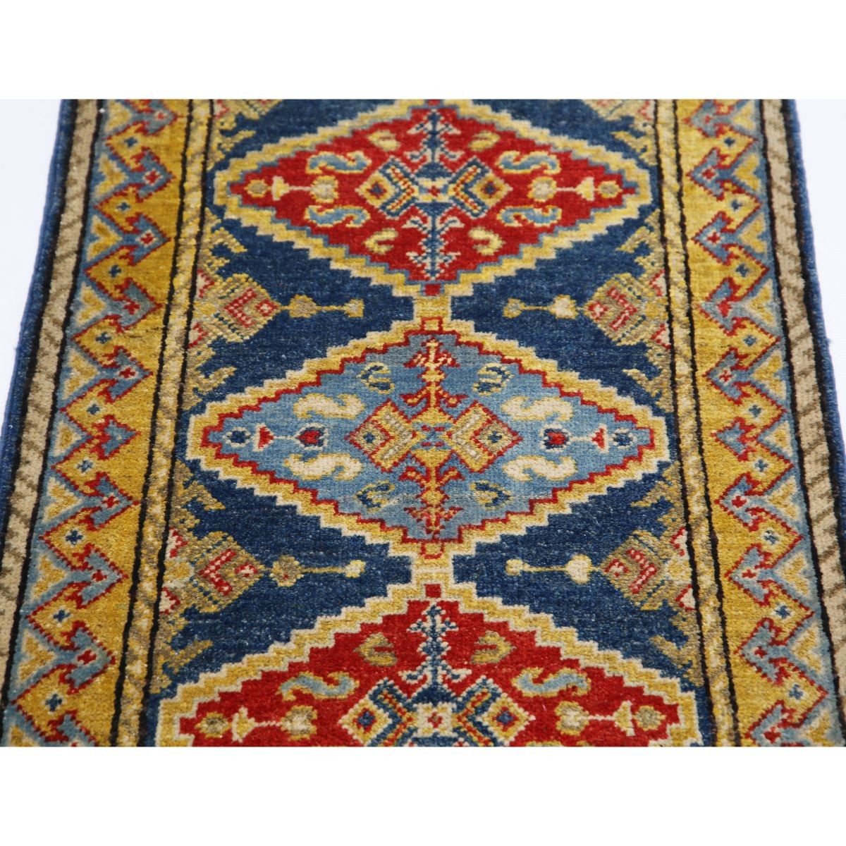 Revival 2x3 Handmade Double Knotted Washable Wool Rug - Colorful
