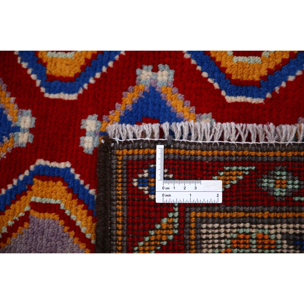 Revival 5x7 Handmade Double Knotted Washable Wool Rug - Colorful