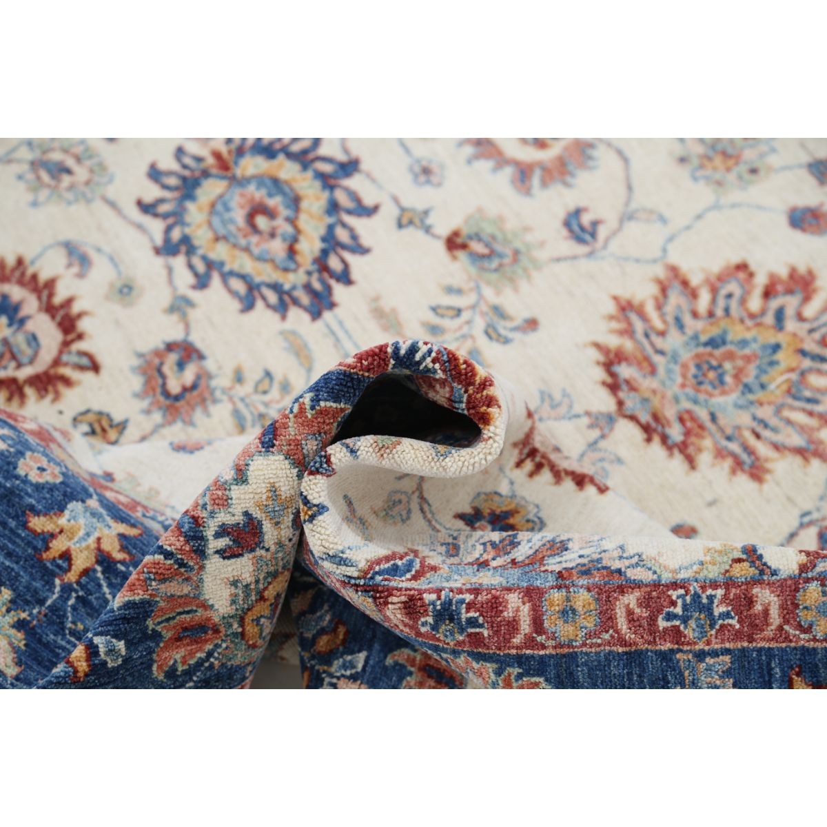Ziegler 7x9 Handmade Double Knotted Washable Wool Rug - Colorful