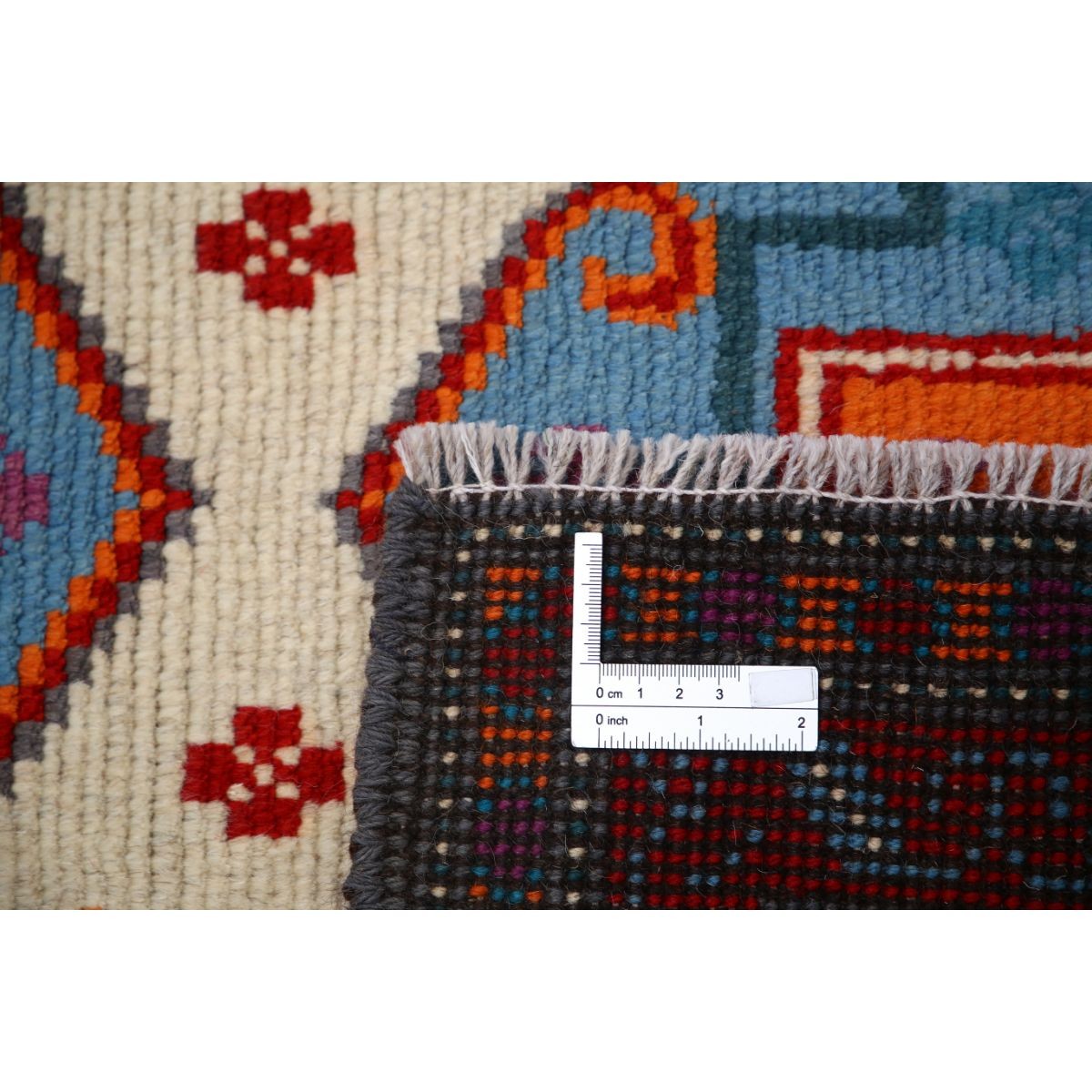 Revival 3x5 Handmade Double Knotted Washable Wool Rug - Colorful