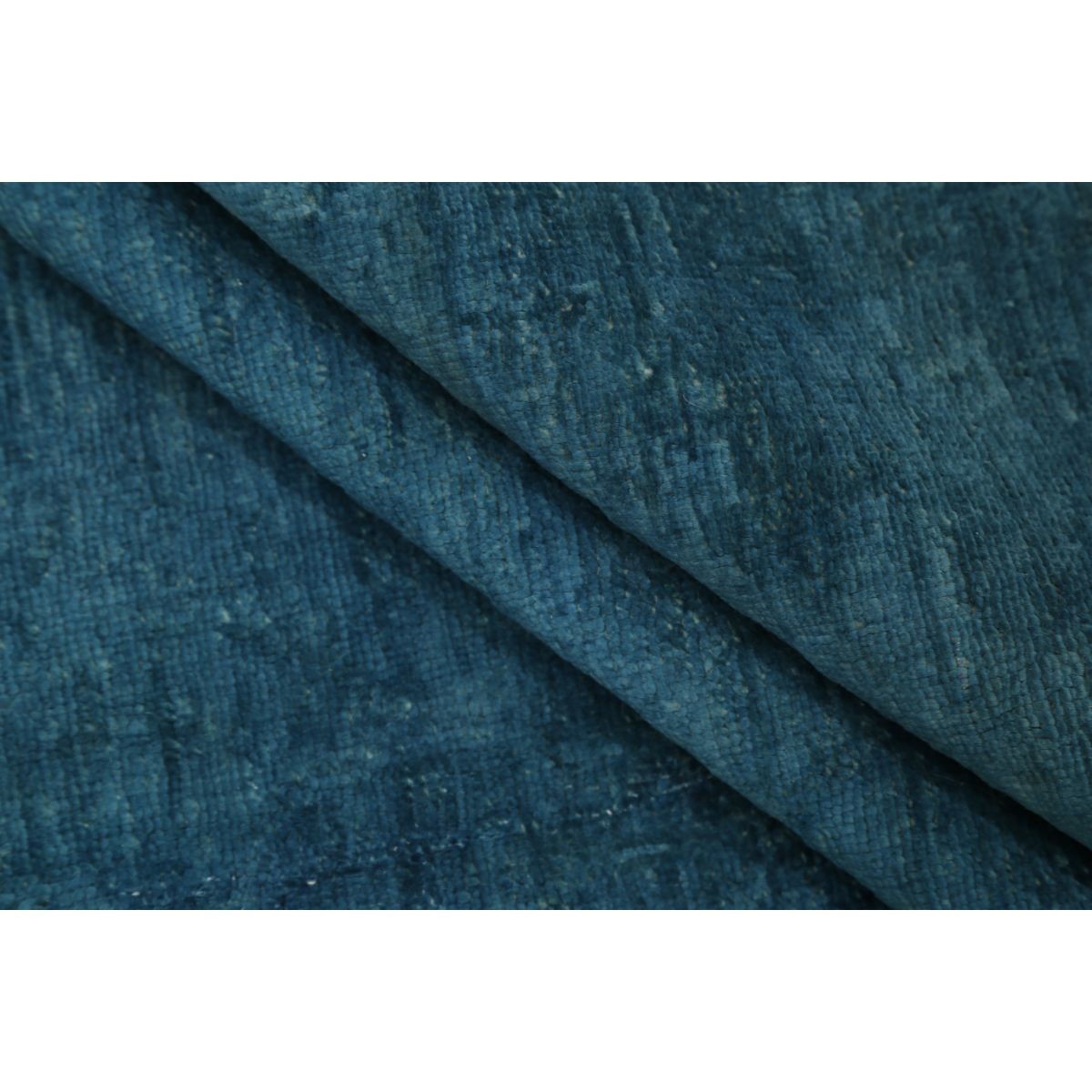 Fine 5x7 Handmade Double Knotted Washable Wool Rug - Monochormatic
