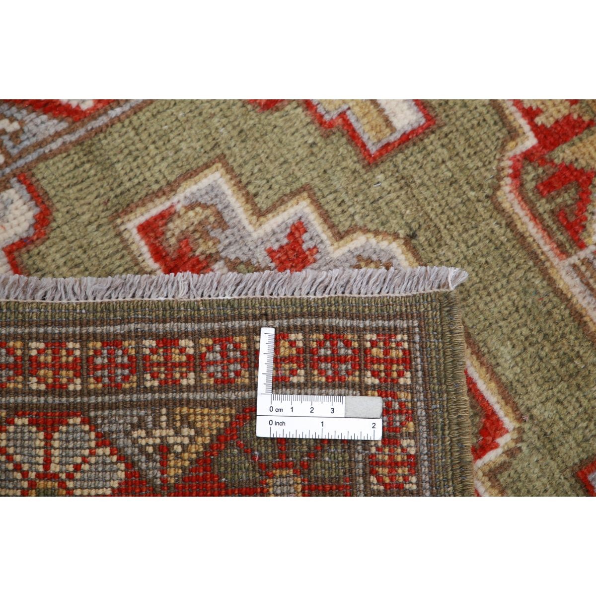Revival 2x3 Handmade Double Knotted Washable Wool Rug - Colorful