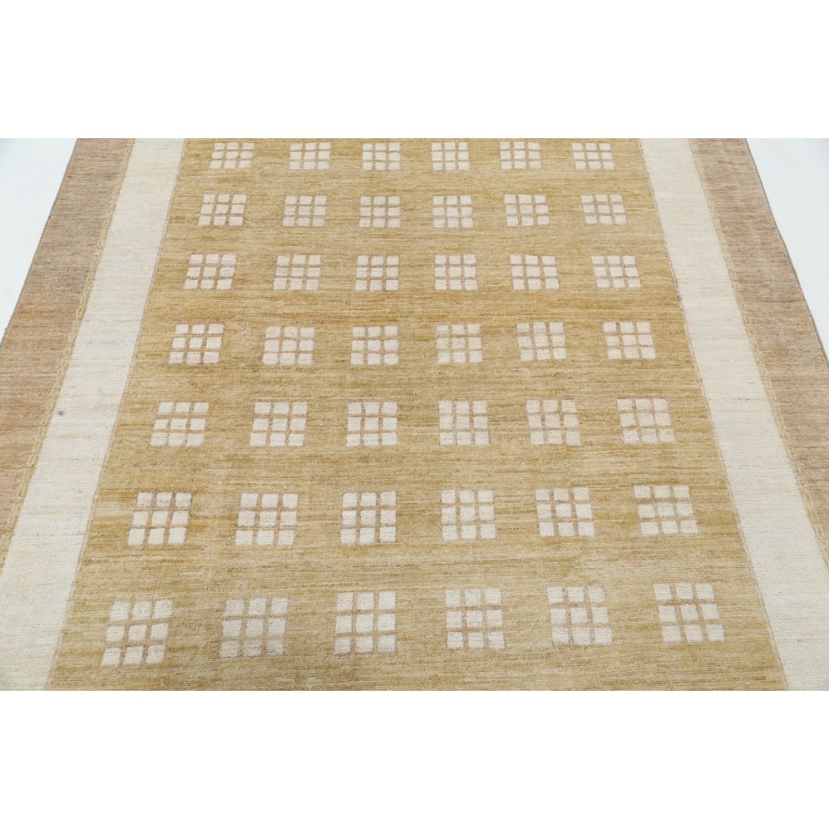 Modcar 6x8 Handmade Double Knotted Washable Wool Rug - Colorful
