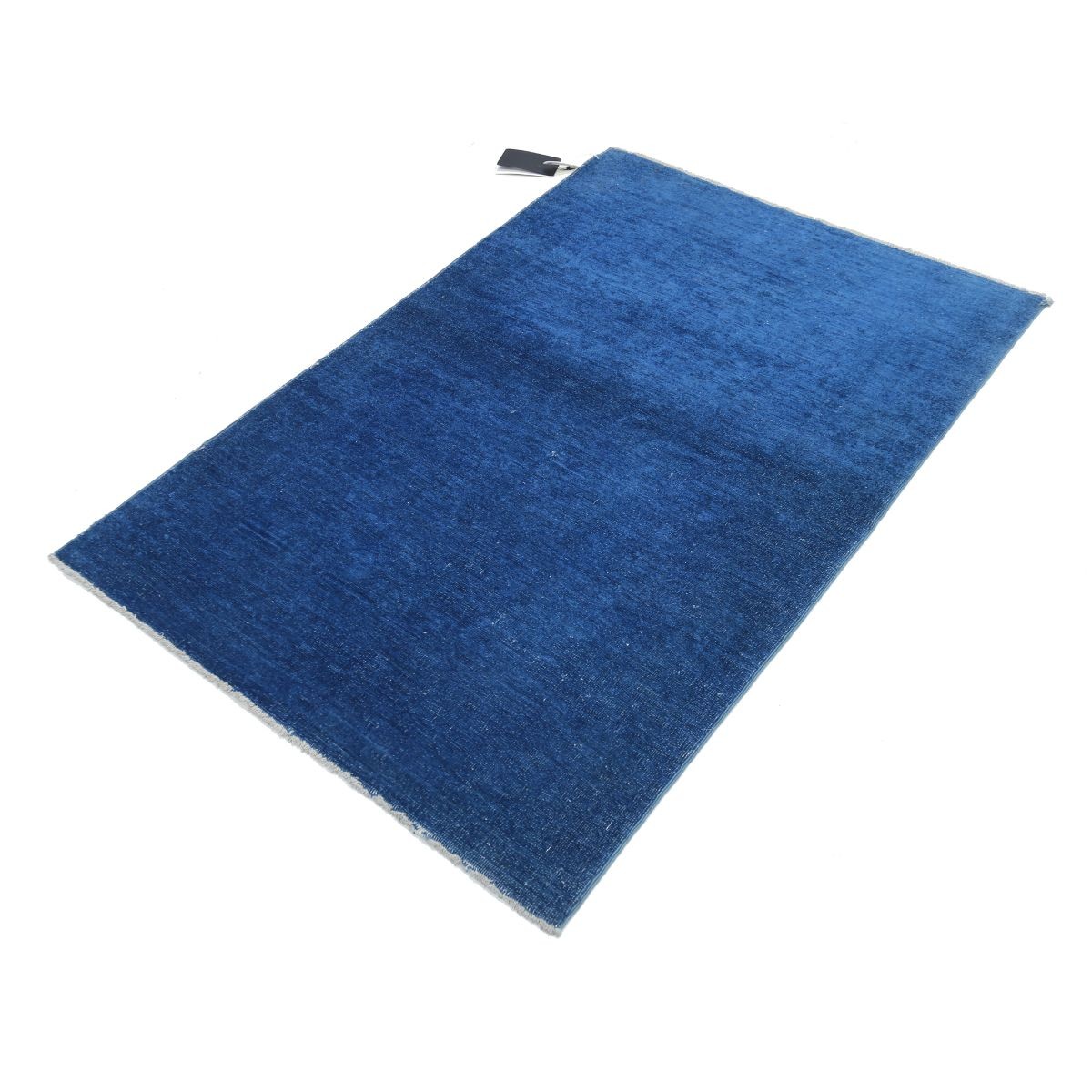 Overdye 3x5 Handmade Double Knotted Washable Wool Rug - Monochormatic