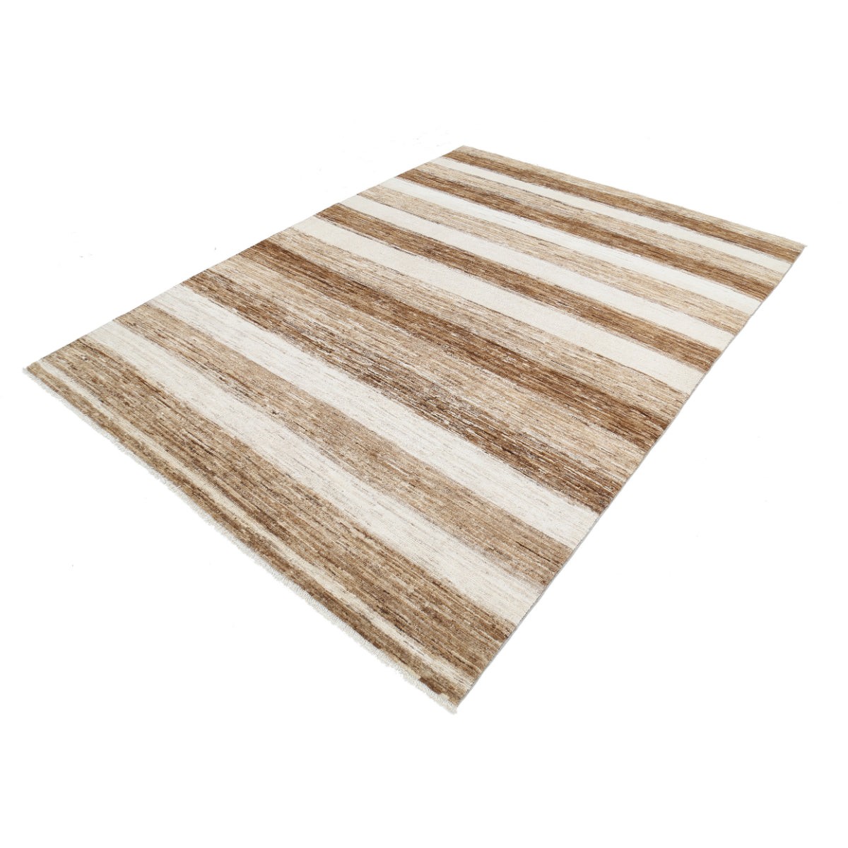 Modcar 6x9 Handmade Double Knotted Washable Wool Rug - Colorful