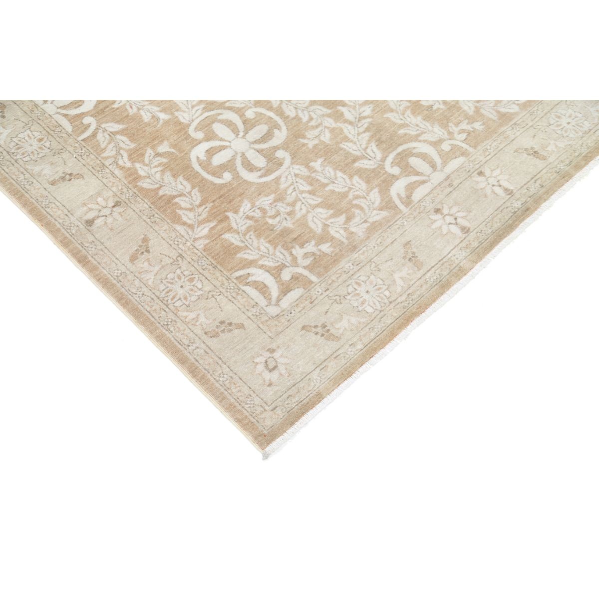 Serenity 4x6 Handmade Double Knotted Washable Wool Rug - Soft Hues