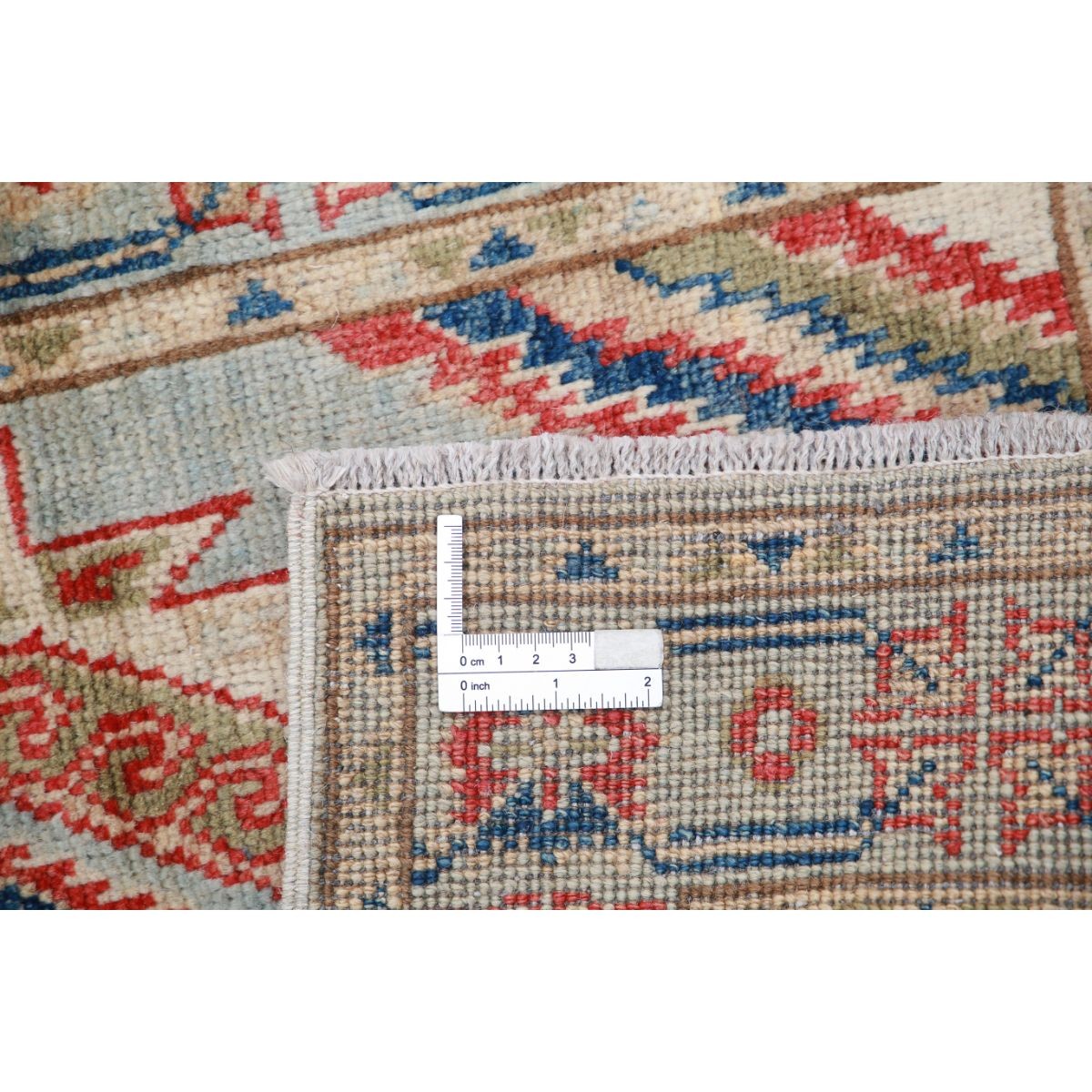 Revival 2x3 Handmade Double Knotted Washable Wool Rug - Colorful