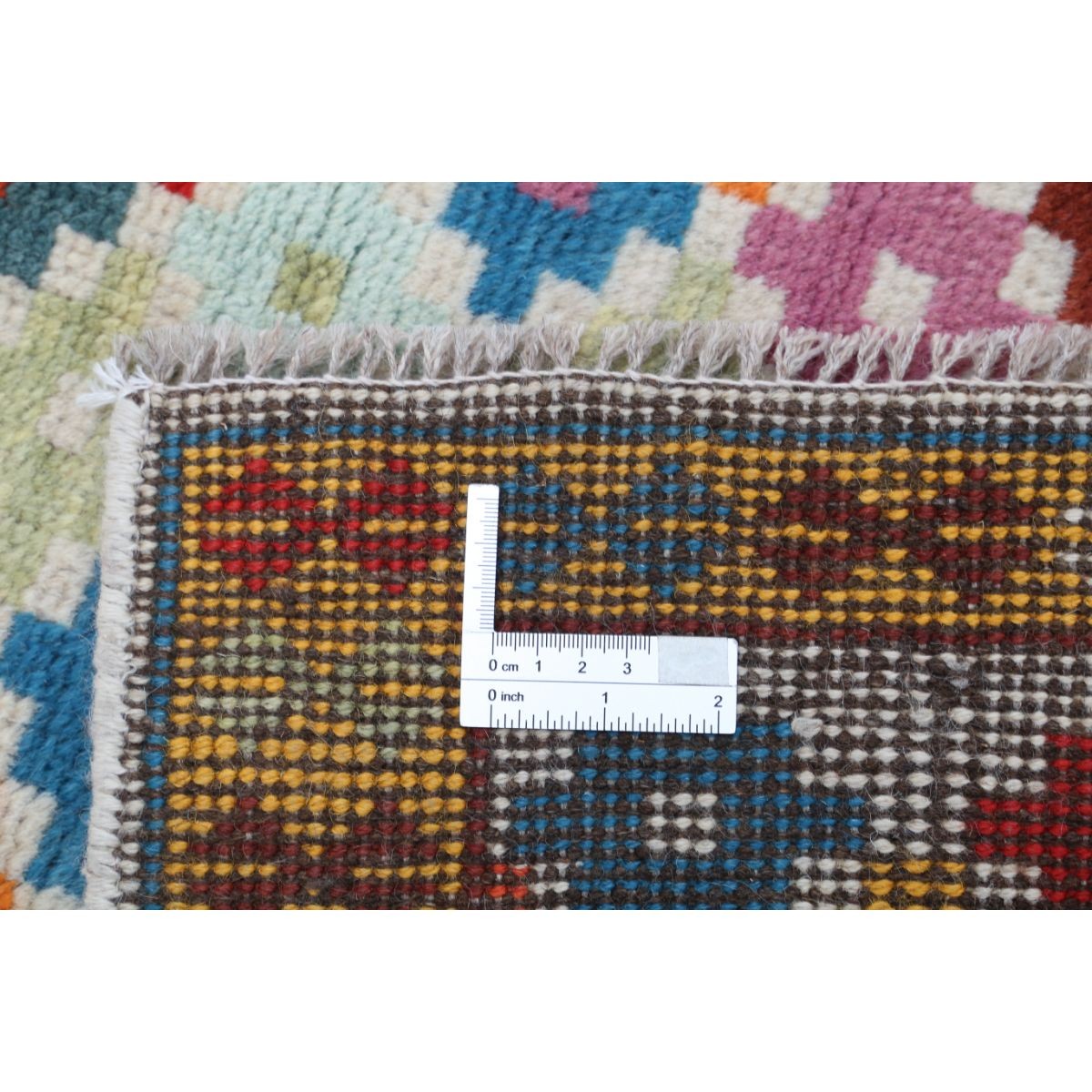 Revival 3x5 Handmade Double Knotted Washable Wool Rug - Colorful