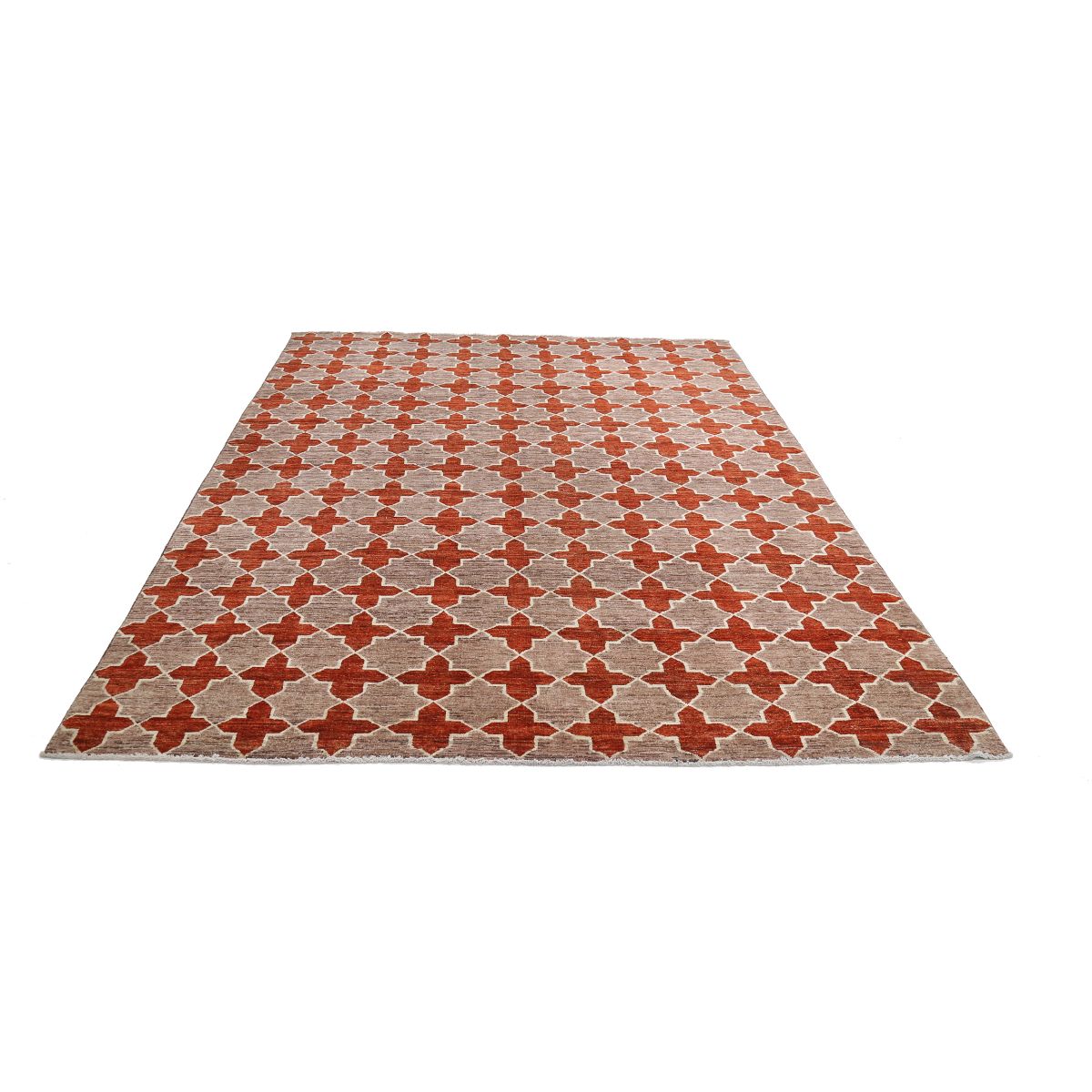 Modcar 7x10 Handmade Double Knotted Washable Wool Rug - Colorful