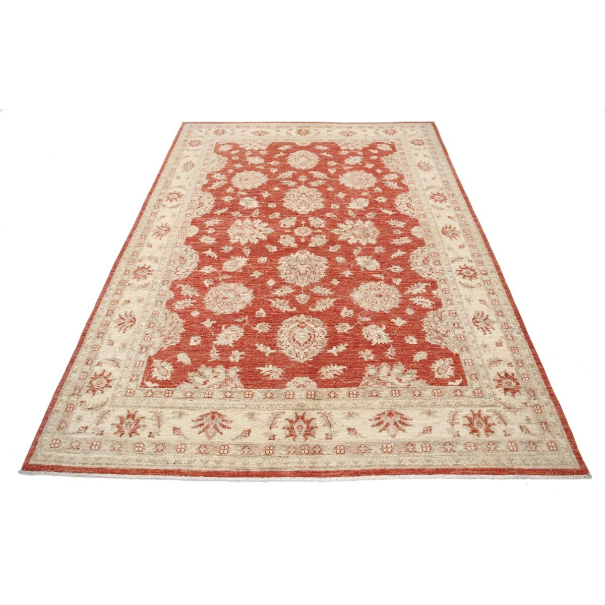 Ziegler 5x8 Handmade Double Knotted Washable Wool Rug - Colorful