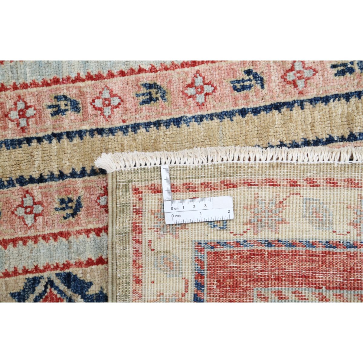 Shaal 6x8 Handmade Double Knotted Washable Wool Rug - Colorful