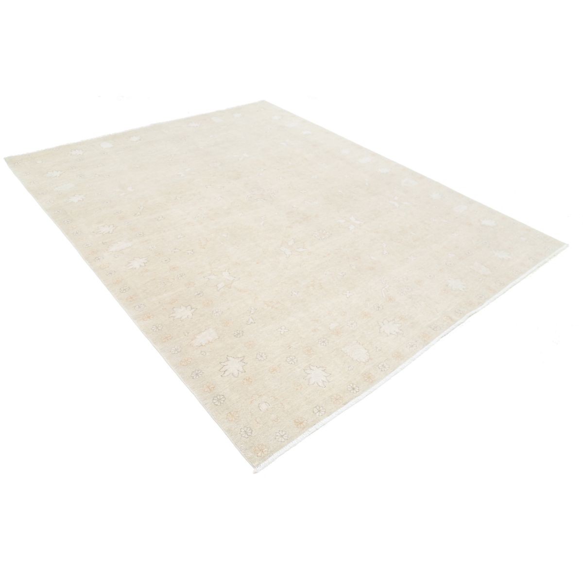 Serenity 7x9 Handmade Double Knotted Washable Wool Rug - Soft Hues
