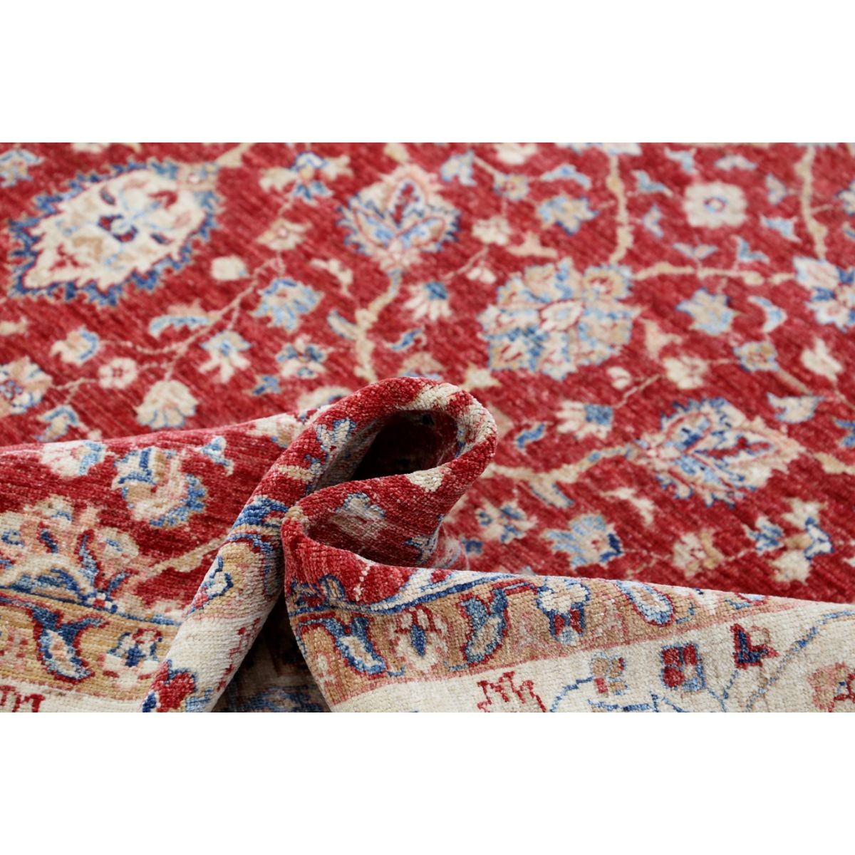 Ziegler 7x10 Handmade Double Knotted Washable Wool Rug - Colorful