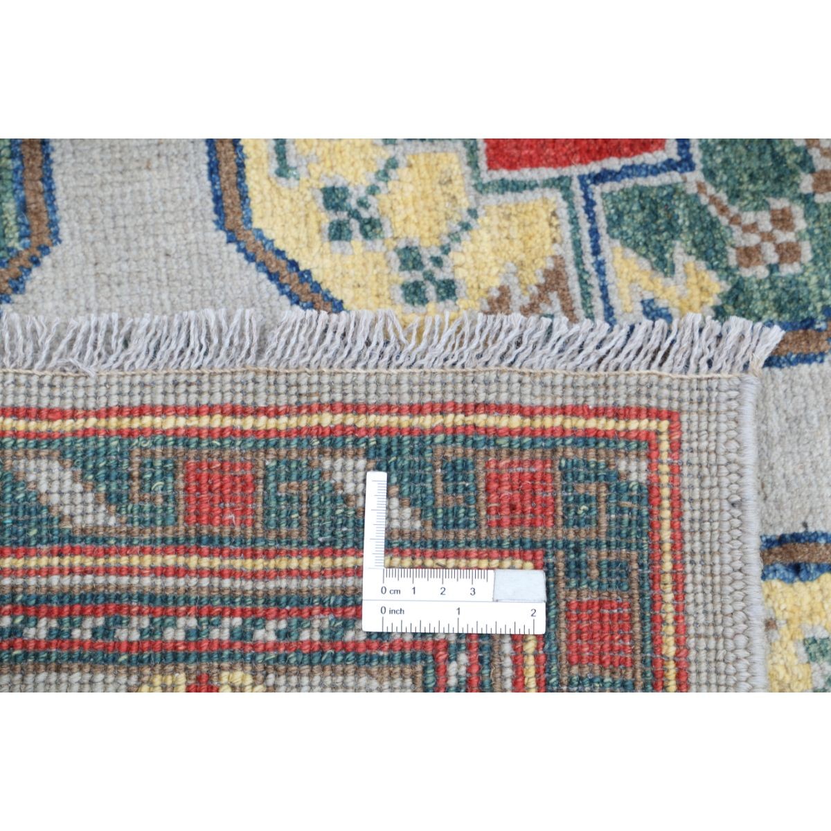 Revival 6x7 Handmade Double Knotted Washable Wool Rug - Colorful