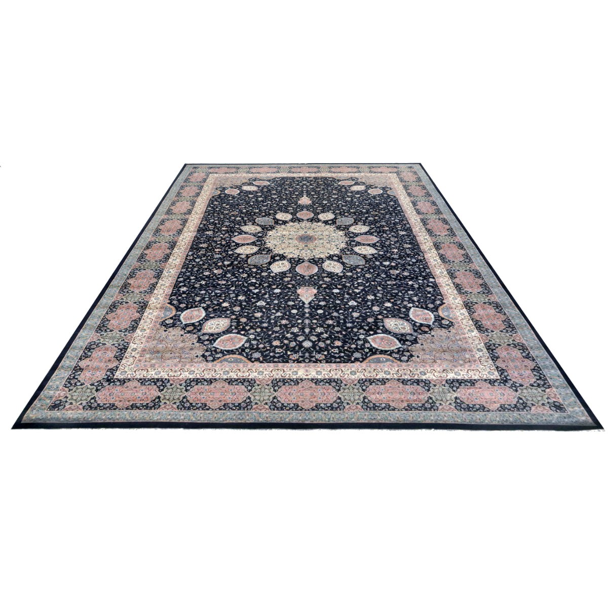 Heritage 22x32 Handmade Double Knotted Washable Wool Rug - Colorful