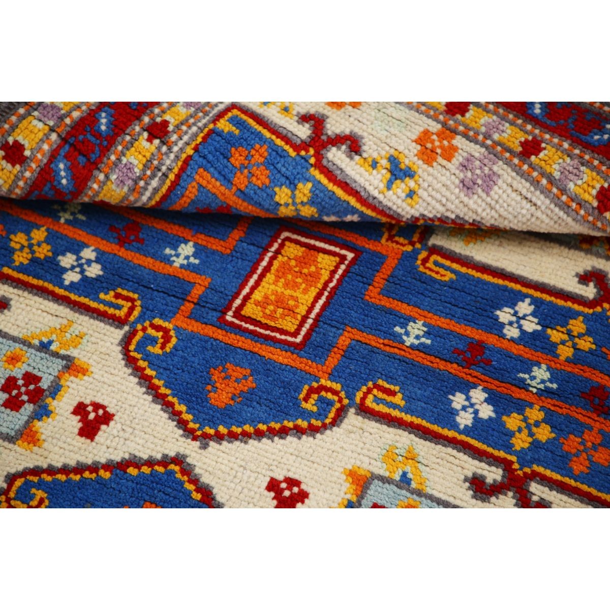 Revival 3x5 Handmade Double Knotted Washable Wool Rug - Colorful