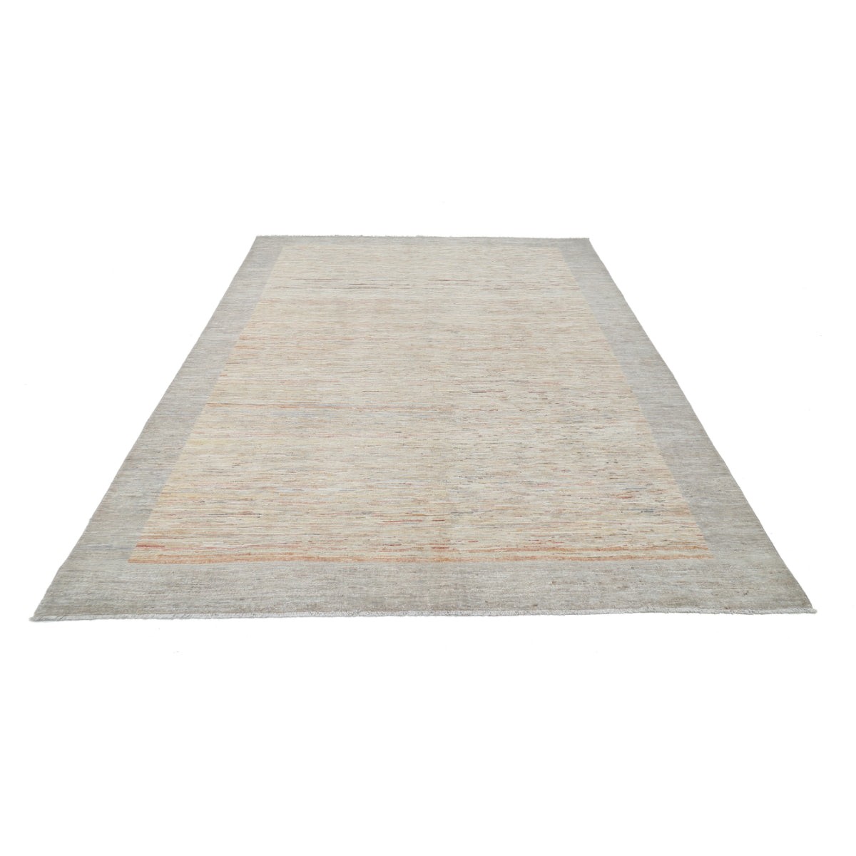 Modcar 7x9 Handmade Double Knotted Washable Wool Rug - Colorful