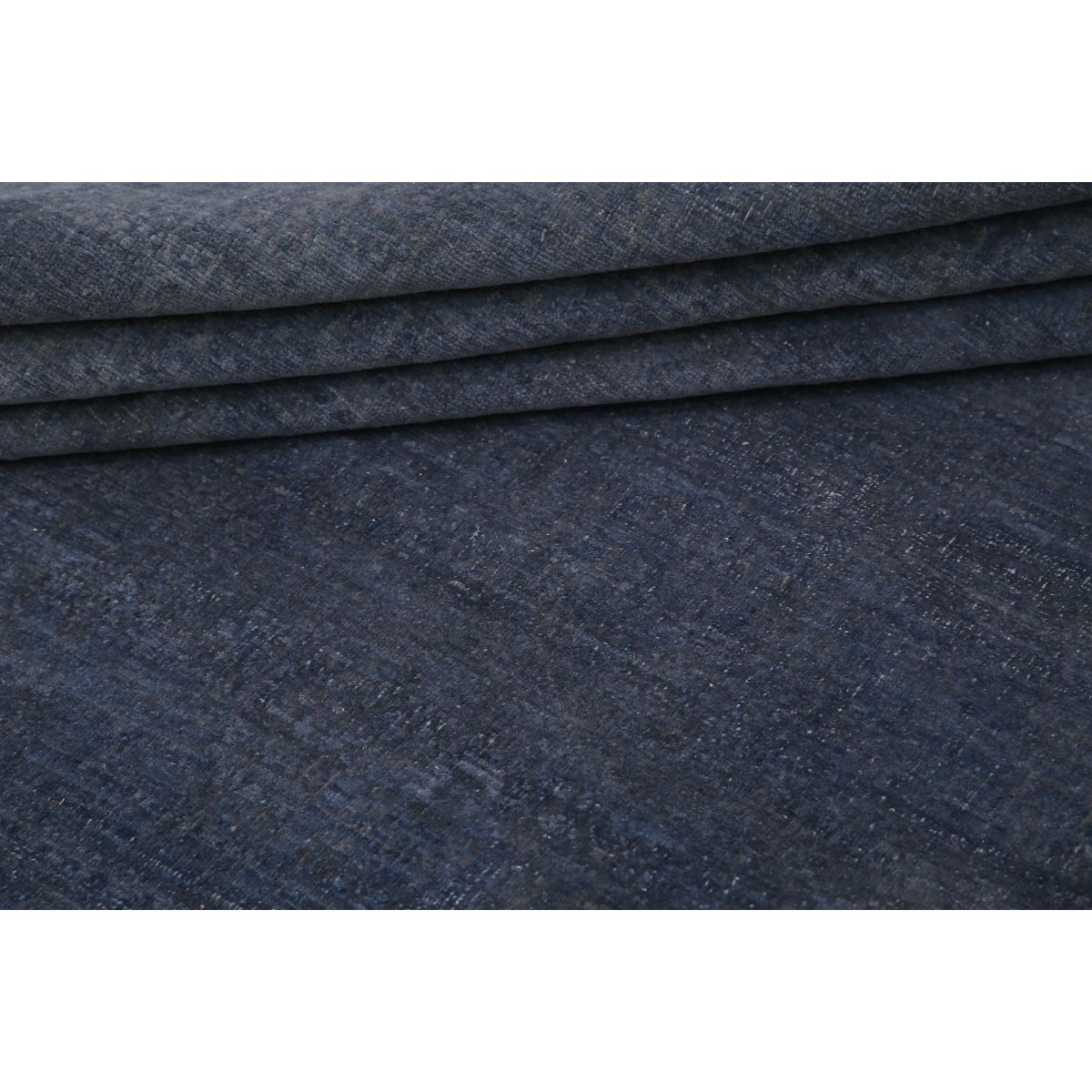 Fine 9x12 Handmade Double Knotted Washable Wool Rug - Monochormatic