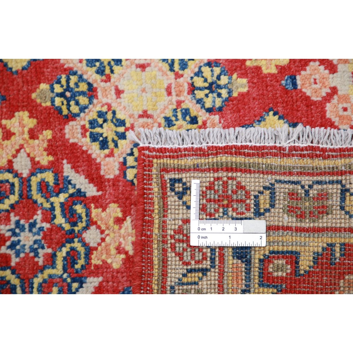 Revival 2x3 Handmade Double Knotted Washable Wool Rug - Colorful