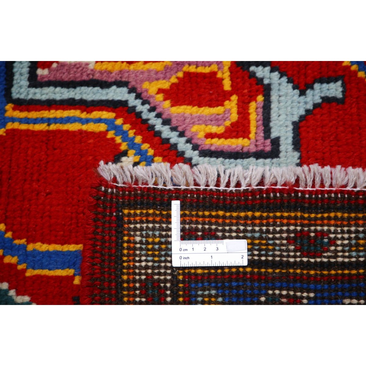 Revival 5x7 Handmade Double Knotted Washable Wool Rug - Colorful