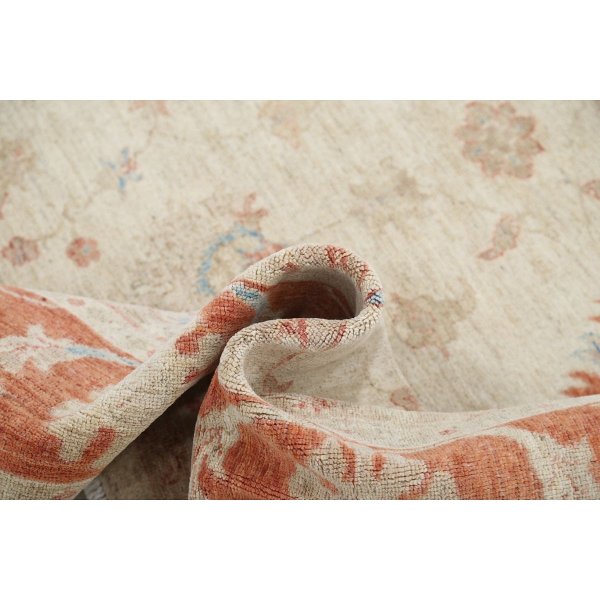 Ziegler 6x6 Handmade Double Knotted Washable Wool Rug - Colorful - Square