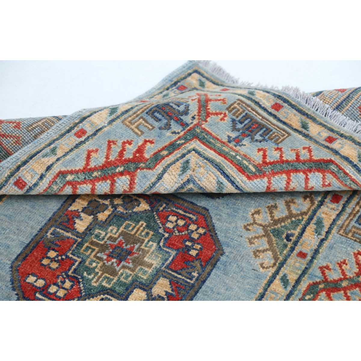Revival 3x5 Handmade Double Knotted Washable Wool Rug - Colorful