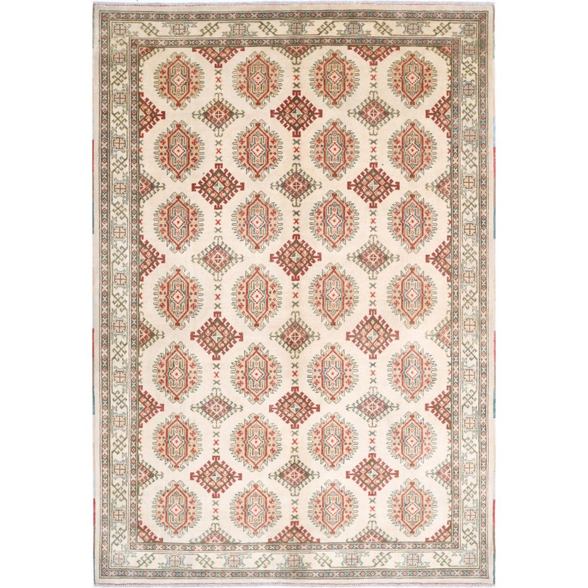 Revival 7x10 Handmade Double Knotted Washable Wool Rug - Colorful
