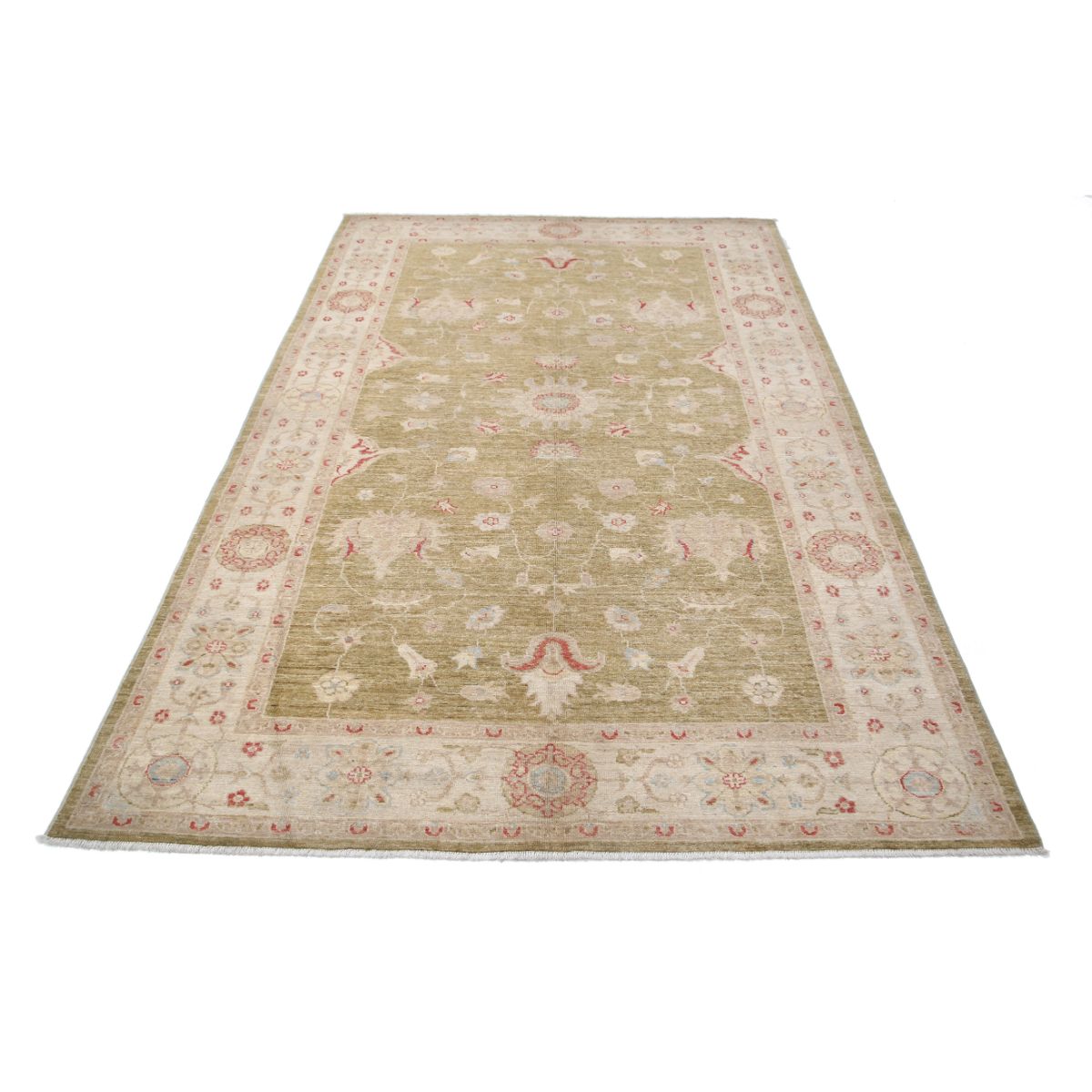 Serenity 5x8 Handmade Double Knotted Washable Wool Rug - Soft Hues