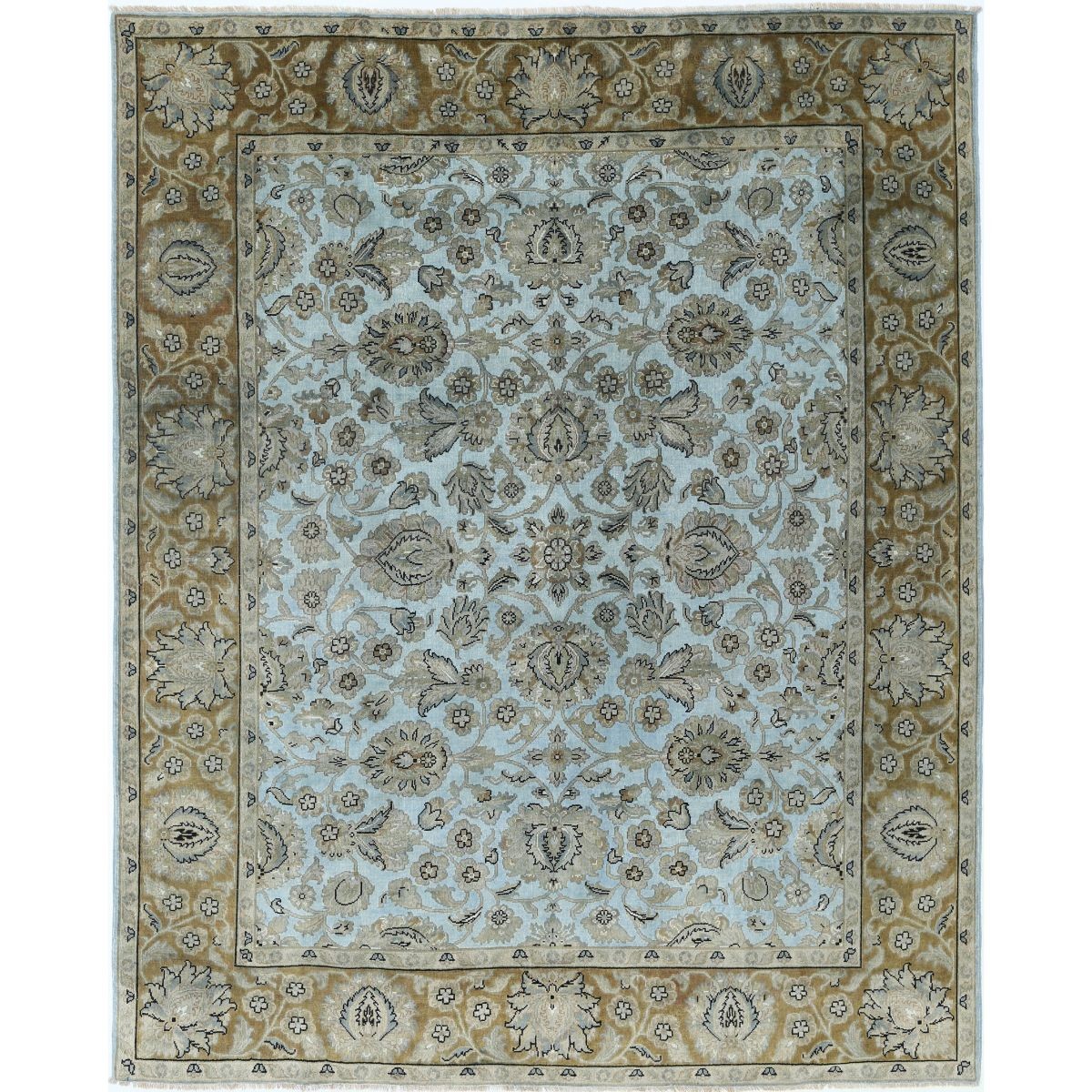 Ziegler 8x10 Handmade Double Knotted Washable Wool Rug - Colorful