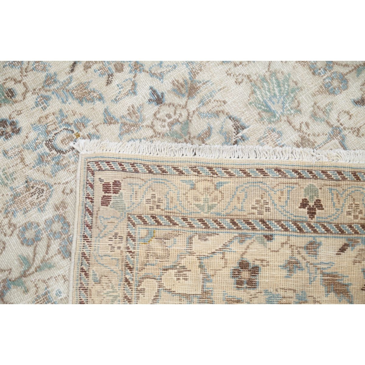 Nain 3x13 Handmade Double Knotted Washable Wool Runner - Soft Hues
