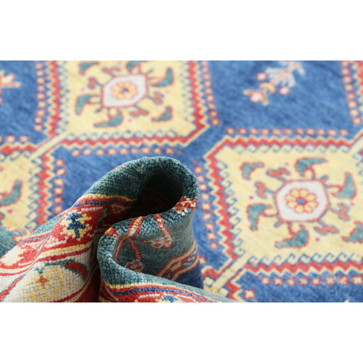 Revival 7x9 Handmade Double Knotted Washable Wool Rug - Colorful