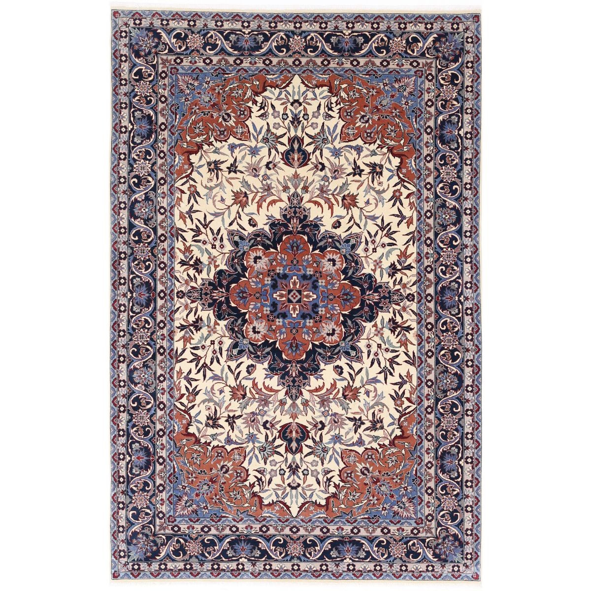 Heritage 5x8 Handmade Double Knotted Washable Wool Rug - Colorful