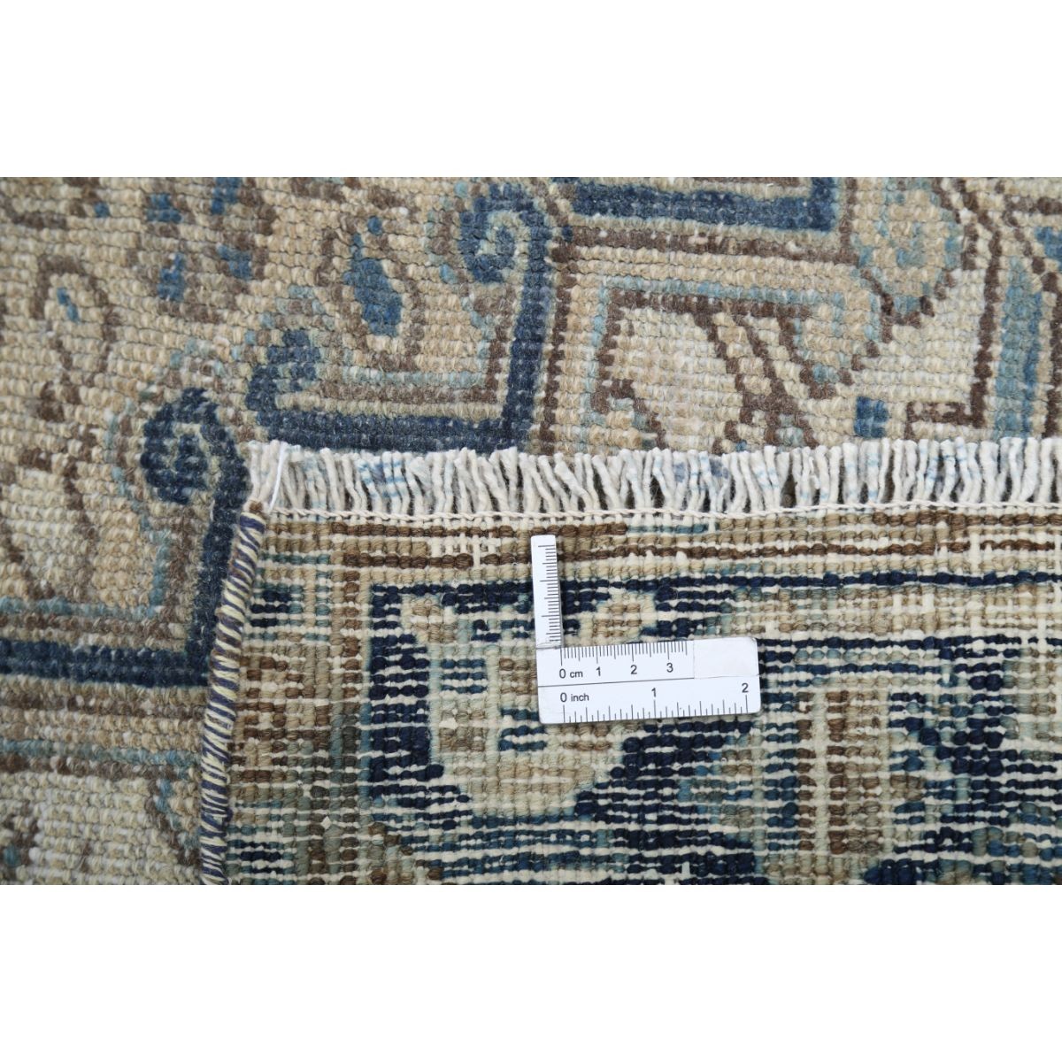Vintage 6x9 Handmade Double Knotted Washable Wool Rug - Soft Hues