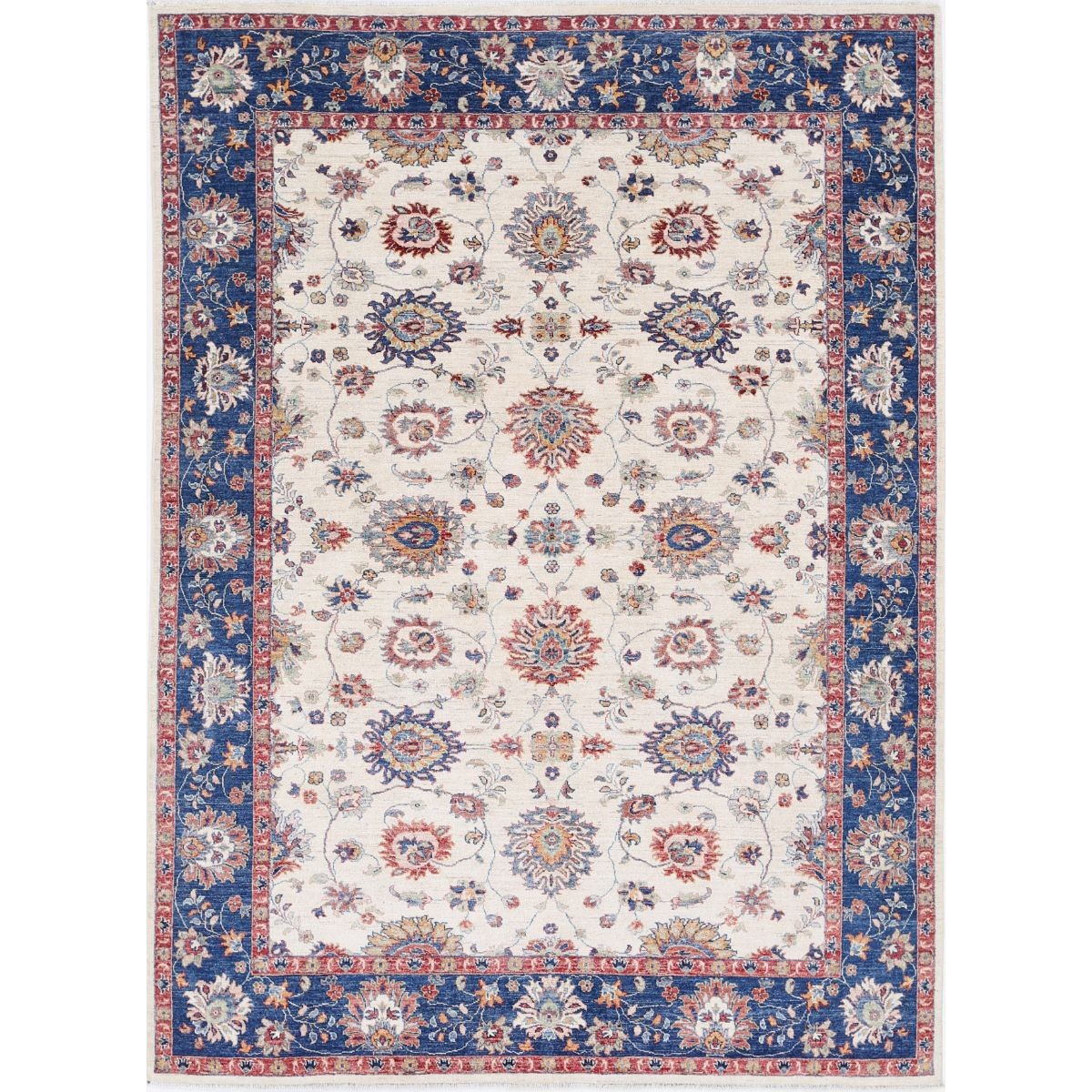 Ziegler 7x9 Handmade Double Knotted Washable Wool Rug - Colorful
